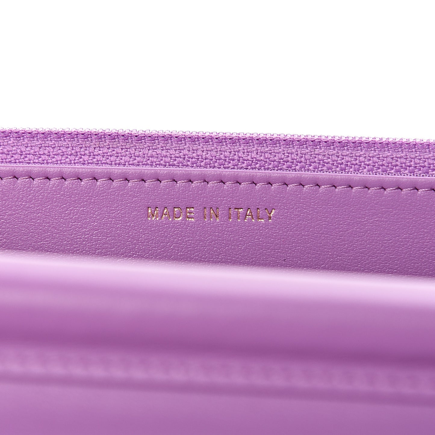 Caviar Quilted Boy Wallet On Chain WOC Purple