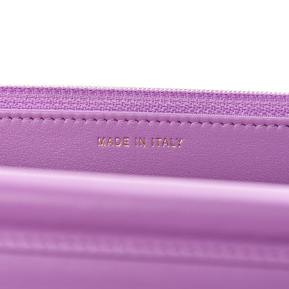 Chanel Caviar Quilted Boy Wallet On Chain WOC Purple 7 of 12
