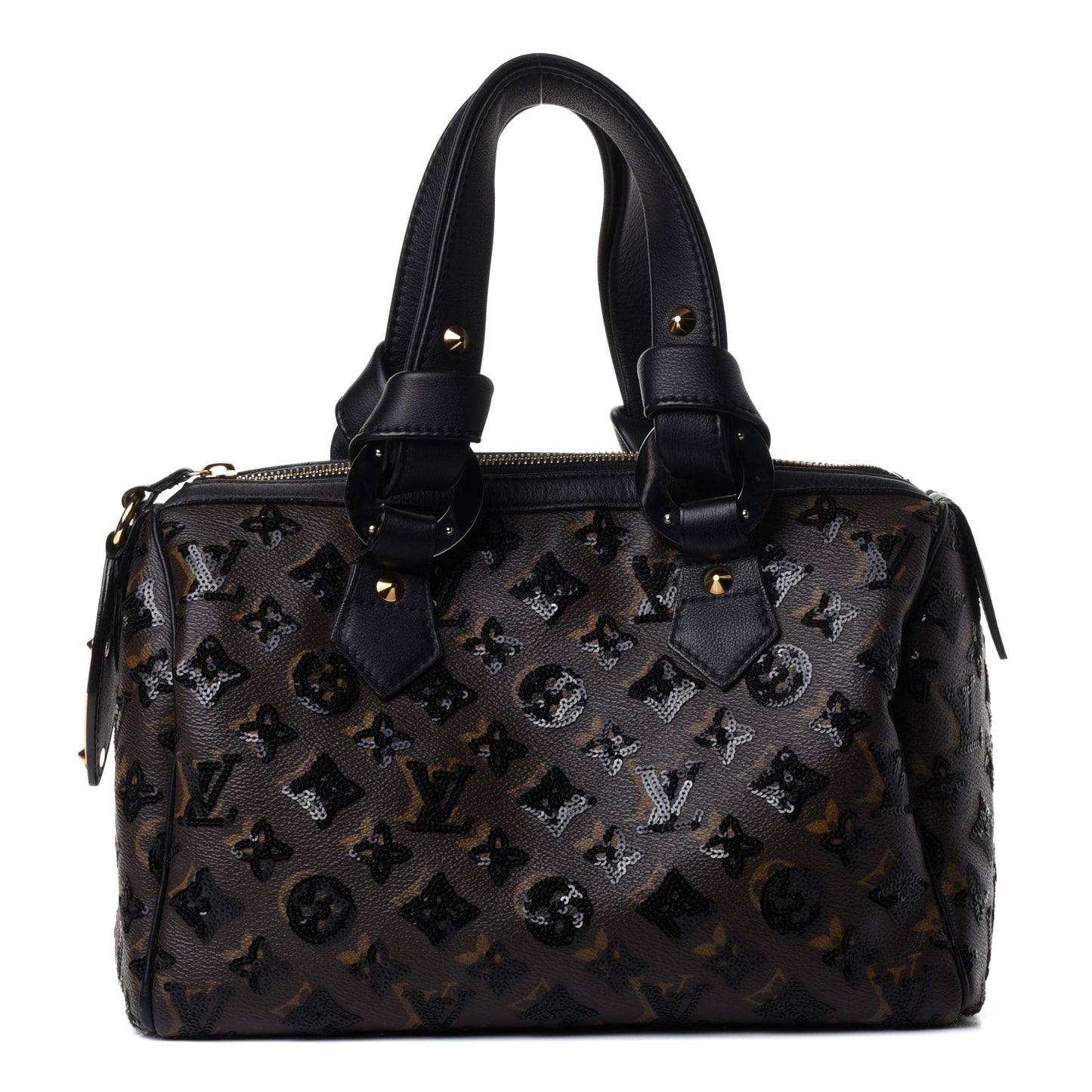 Monogram Sequins Eclipse Speedy 28 Black