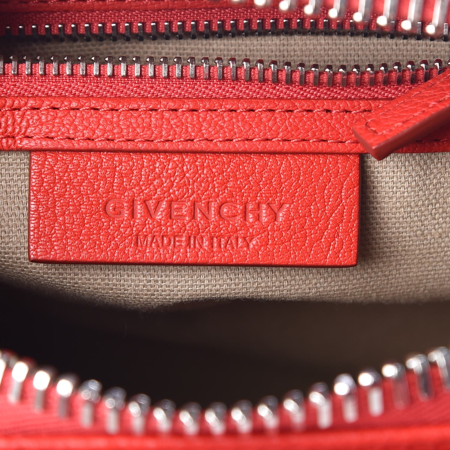 Givenchy Sugar Goatskin Mini Antigona Red 6 of 8