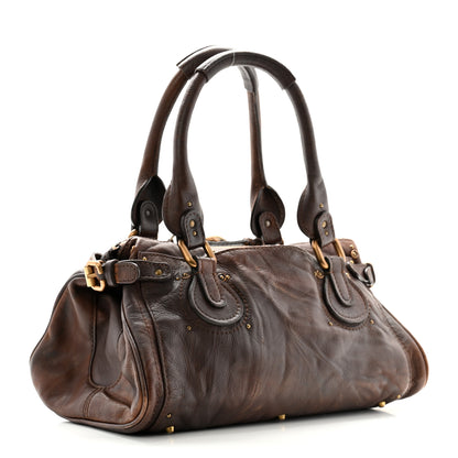 Chloe Calfskin Medium Paddington Satchel Chocolate 3 of 11
