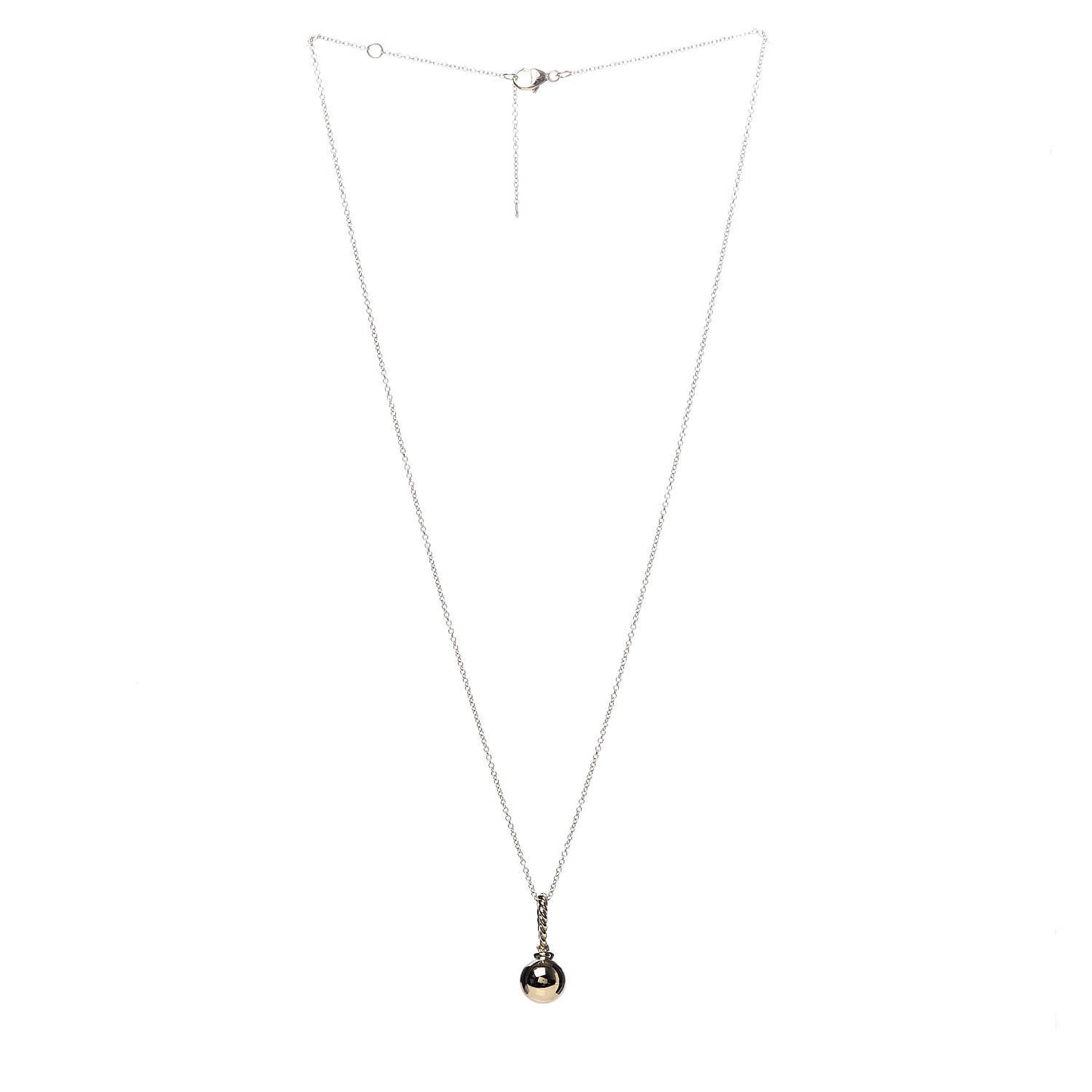 18K Yellow Gold Solari Drop Necklace