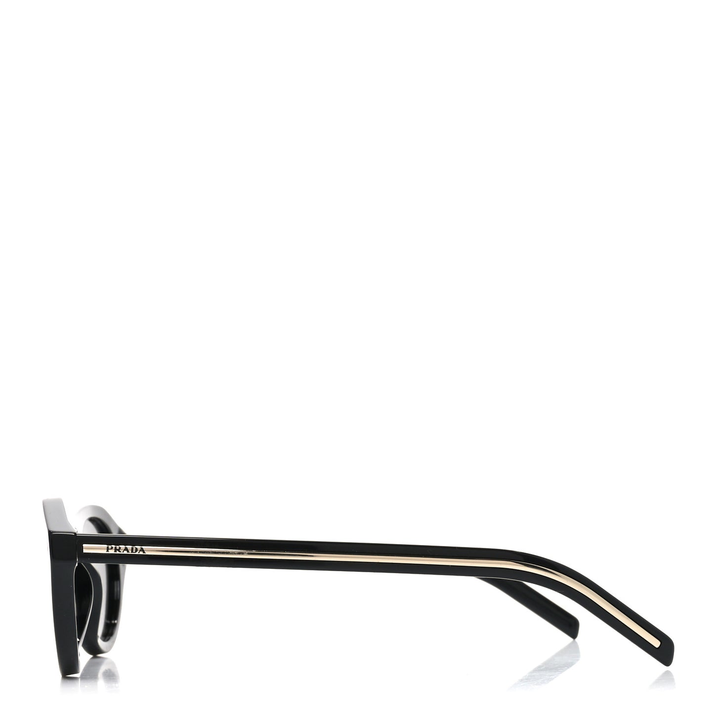 Acetate Iconic Metal Plaque Sunglasses SPR B15 Black