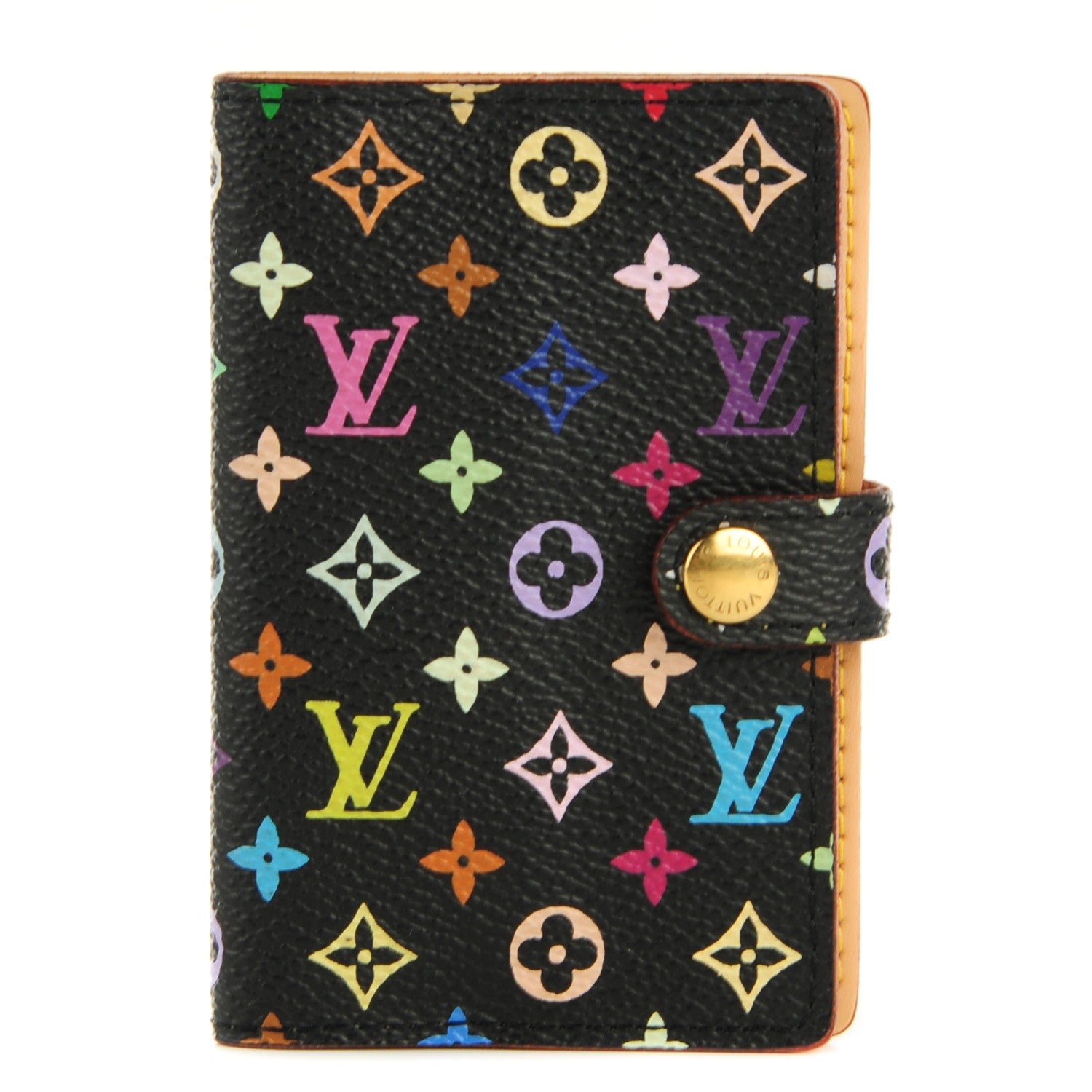 Louis Vuitton Monogram Multicolor Carnet de Bal Mini Agenda Cover Black 1 of 7