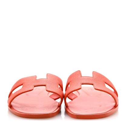 Hermes Epsom Oran Sandals 36 Orange Poppy 3 of 10