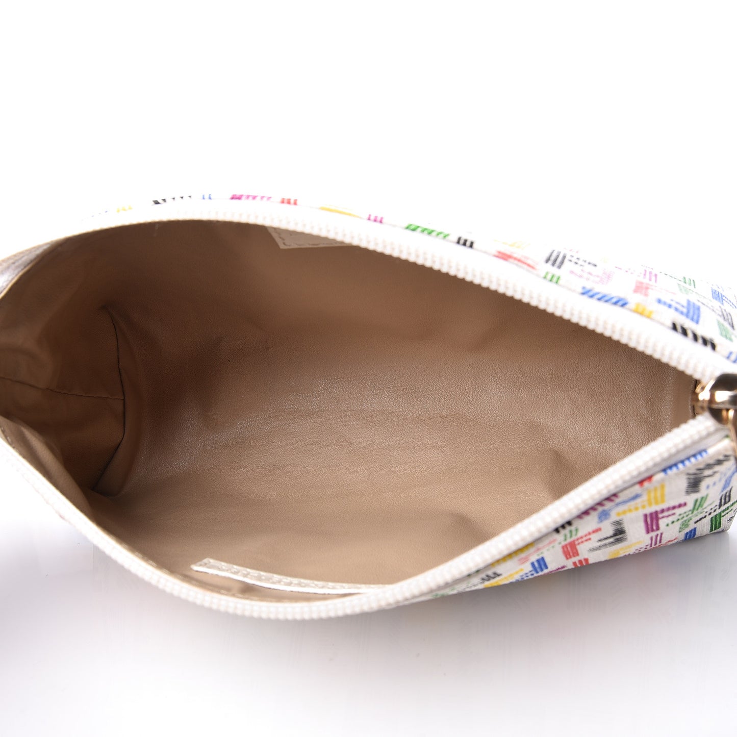 Zucchino Spalmati FF Multicolor Cosmetic Pouch White Multicolor