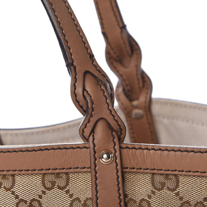 Gucci Monogram Medium Craft Tote Brown 12 of 15