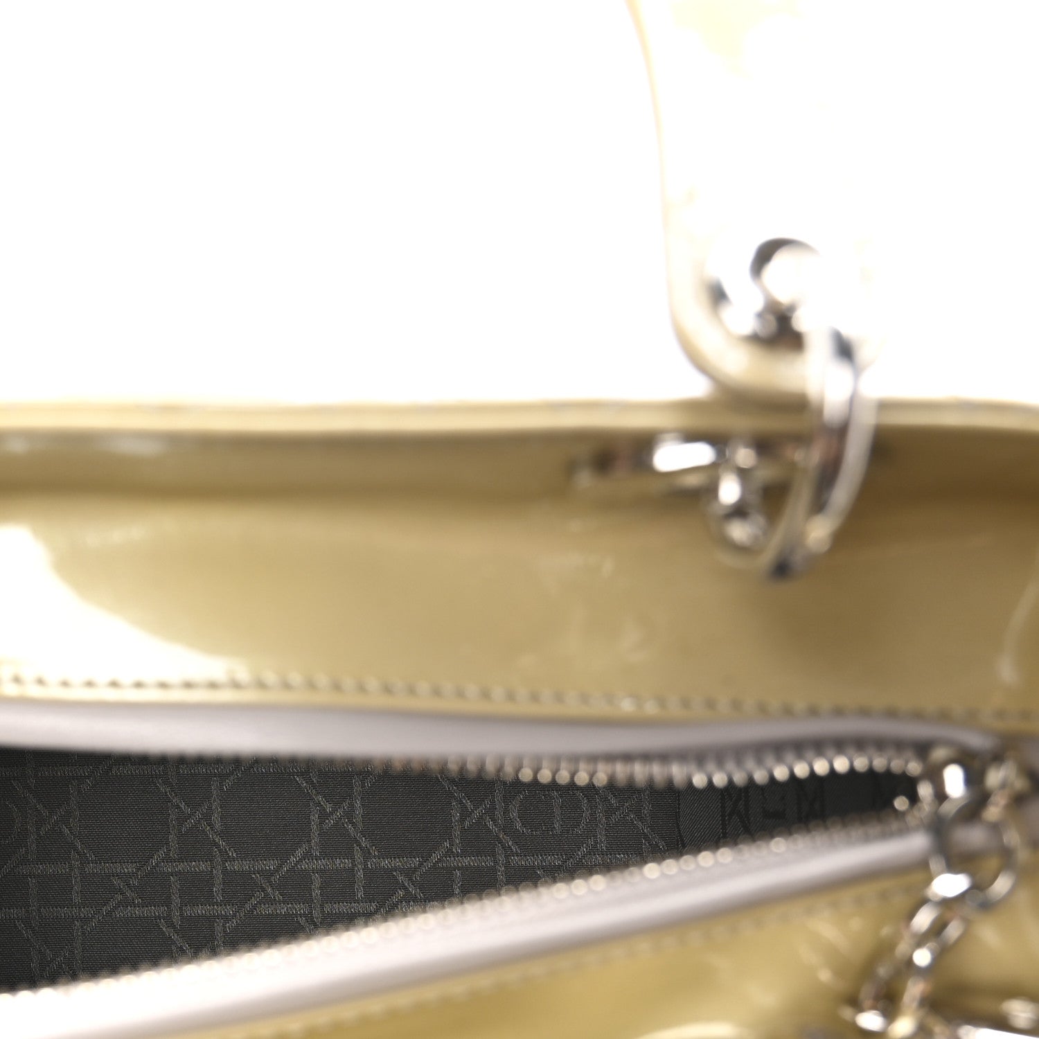 Christian Dior Patent Cannage Medium Lady Dior Grey Grey 5 of 10