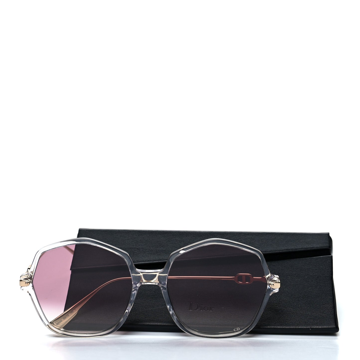 Acetate DiorLink 2 Sunglasses Pink Gold