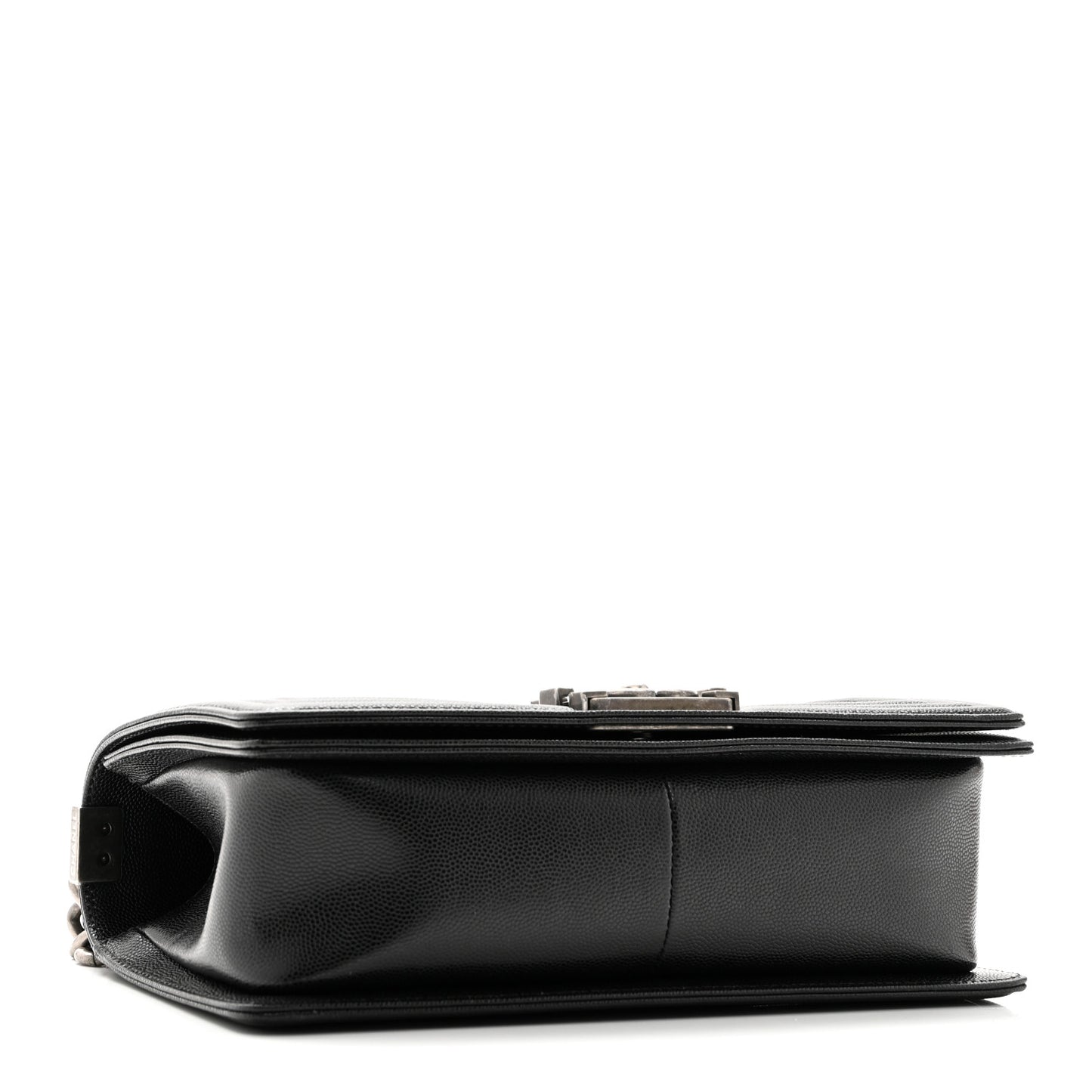 Caviar Quilted Medium Boy Flap Black