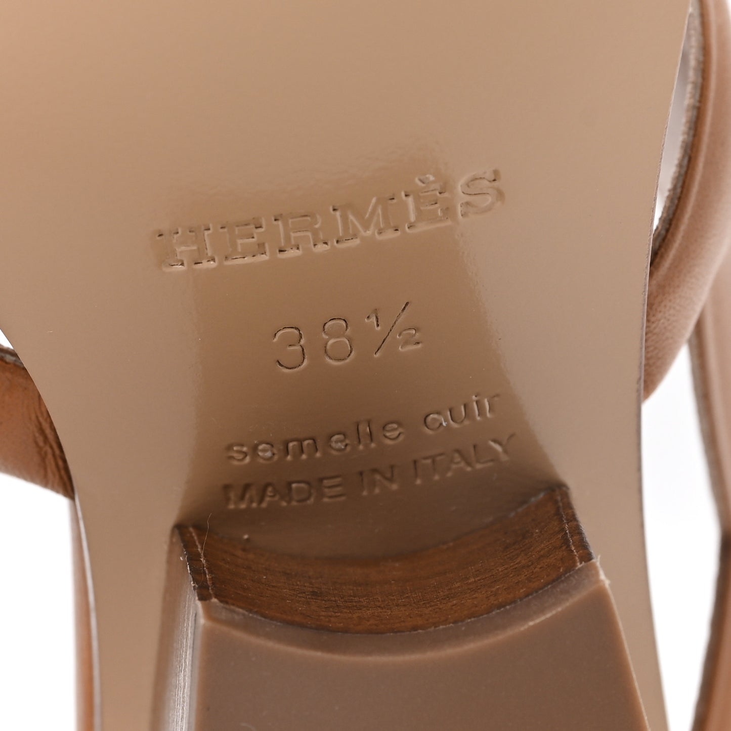Nappa Lipari 70 Sandals 38.5 Naturel