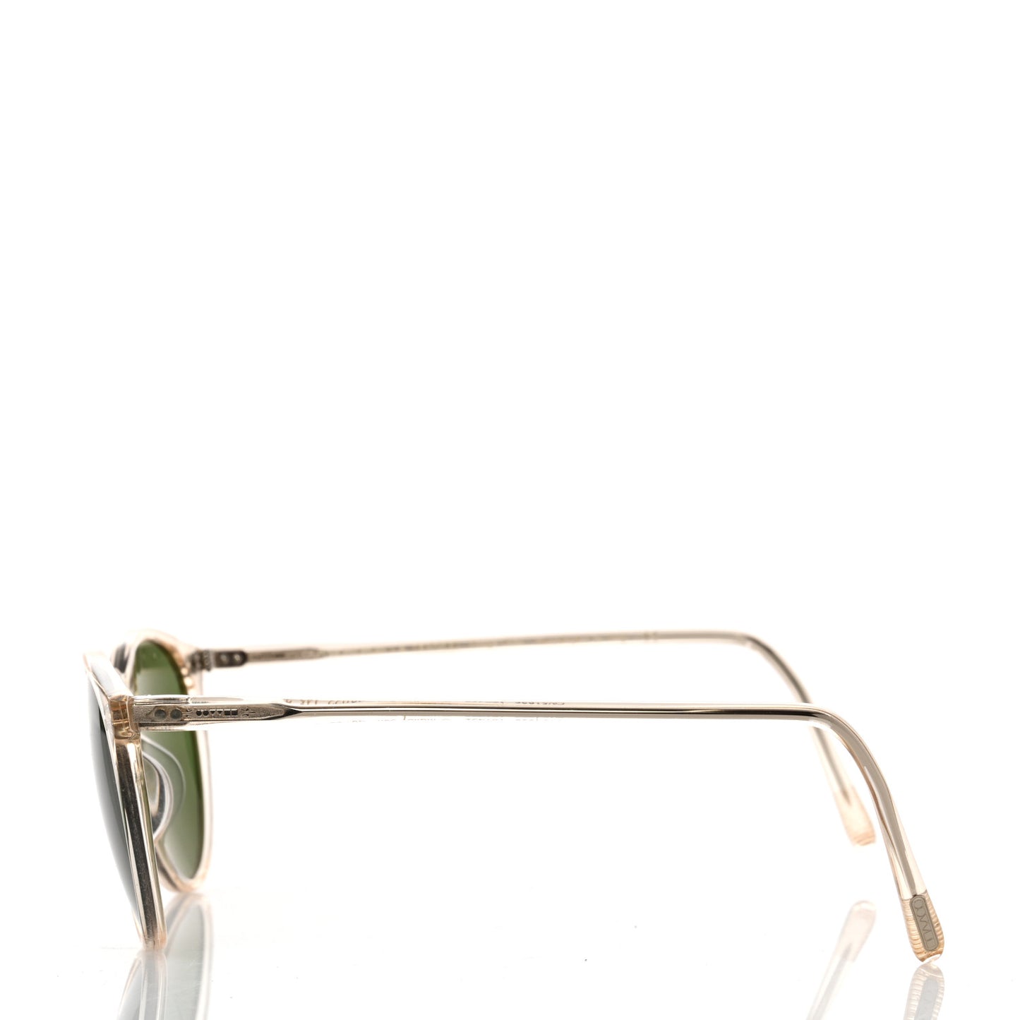 Acetate Sunglasses Transparent Green
