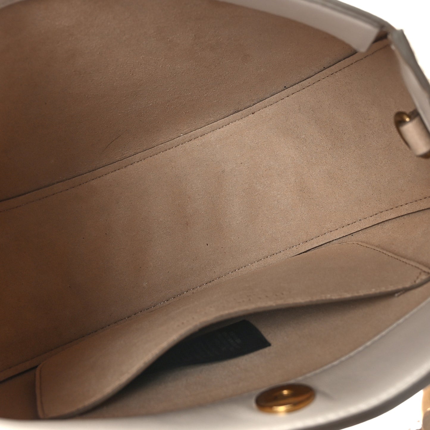 Eco Alter Nappa Frayme Shoulder Bag Pure White