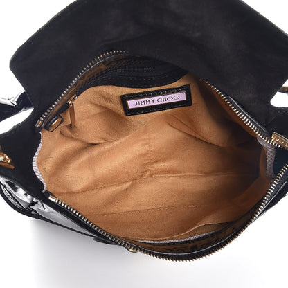 Jimmy Choo Patent Small Tulita Shoulder Bag Black 5 of 7