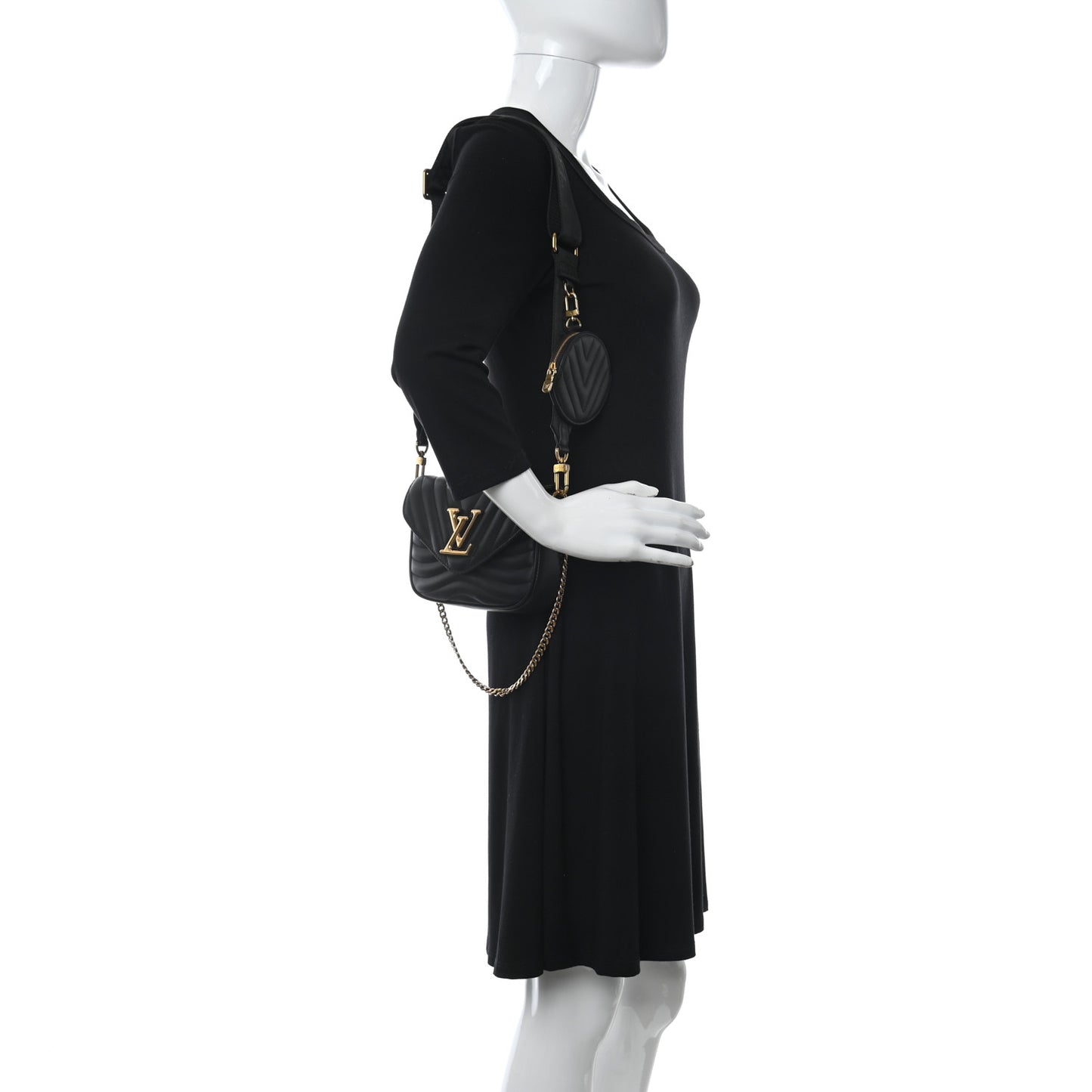 Calfskin New Wave Multi Pochette Black