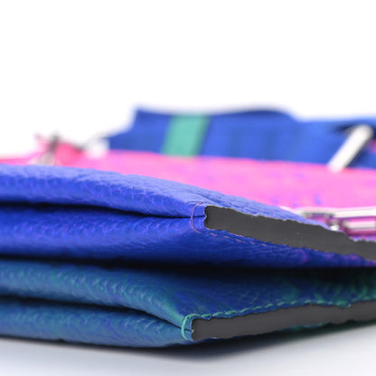 Louis Vuitton Taurillon Illusion Trio Pouch Bleu Rose 9 of 9