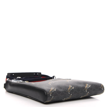 Gucci GG Supreme Monogram Tigers Web Messenger Bag Black Multicolor 3 of 9