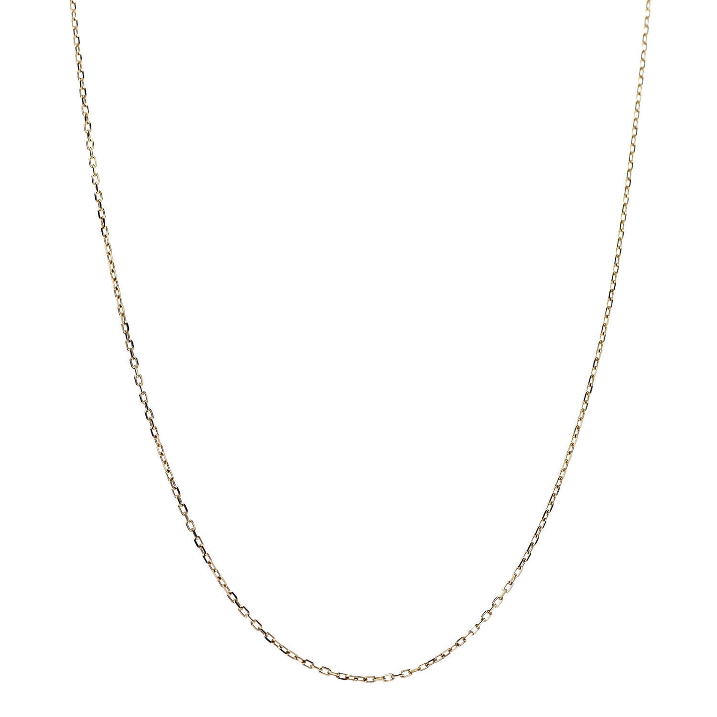 18K Yellow Gold Chain Necklace