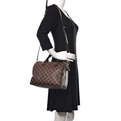 Louis Vuitton Damier Ebene Speedy Bandouliere 25 2 of 10
