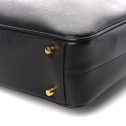 Prada Saffiano Lux Bauletto Black 9 of 9