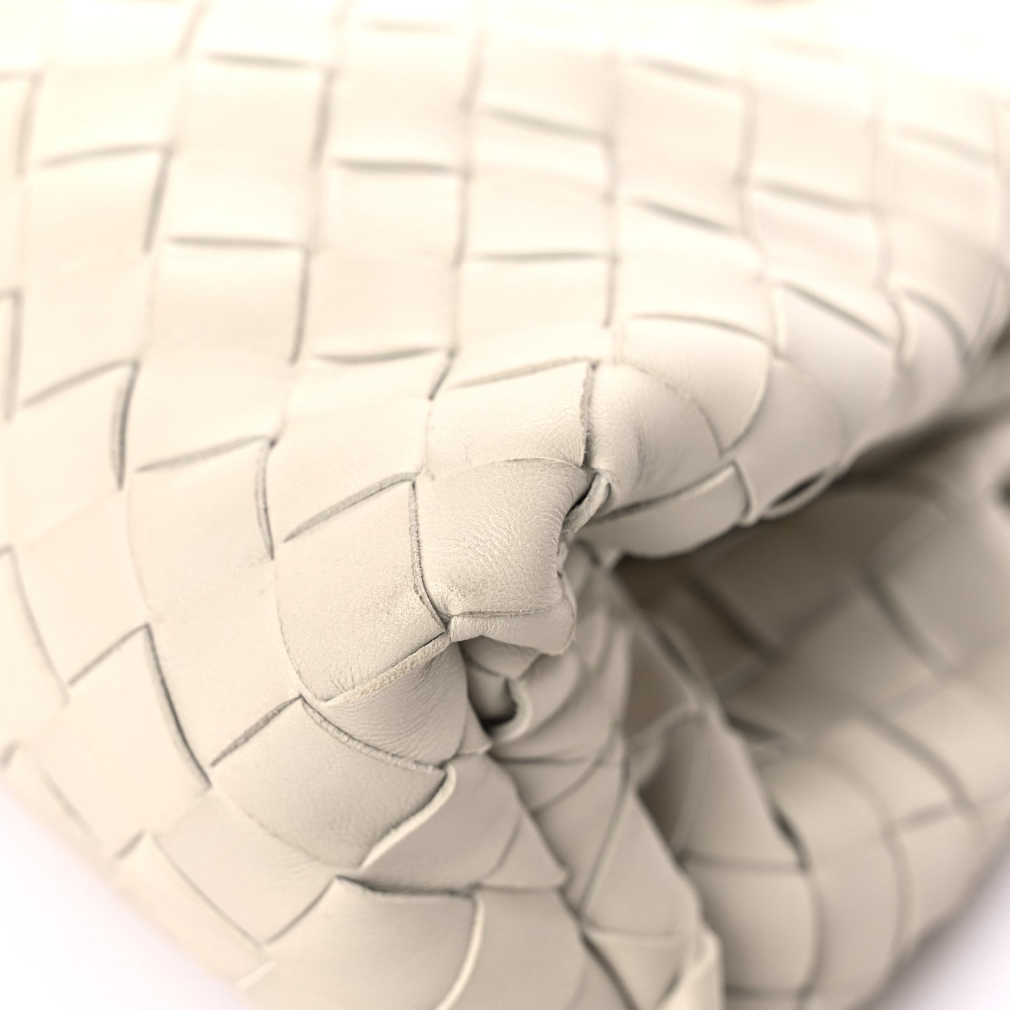 Nappa Maxi Intreccio The Pouch Oversized Clutch Plaster