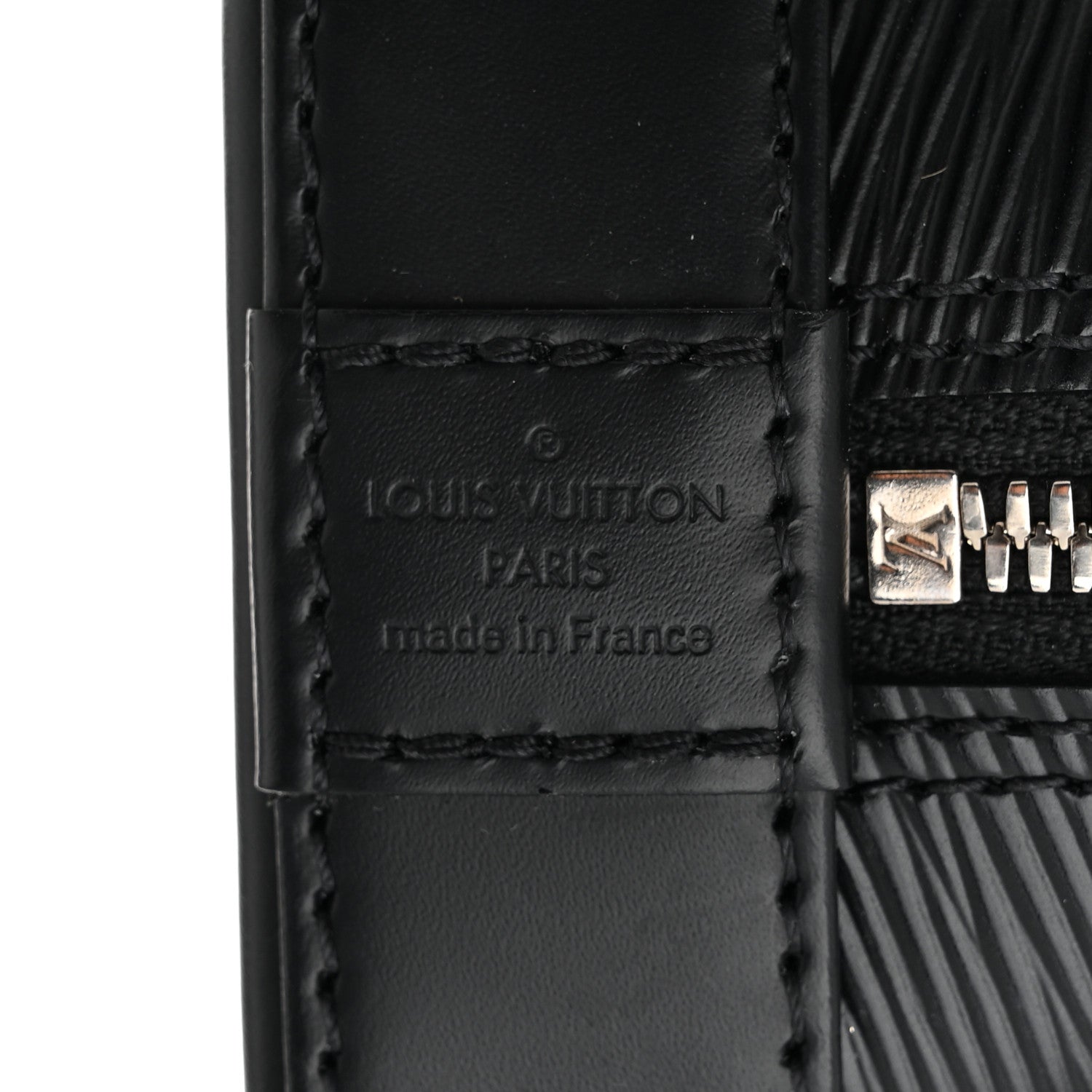 Louis Vuitton Epi Alma BB Black 6 of 9