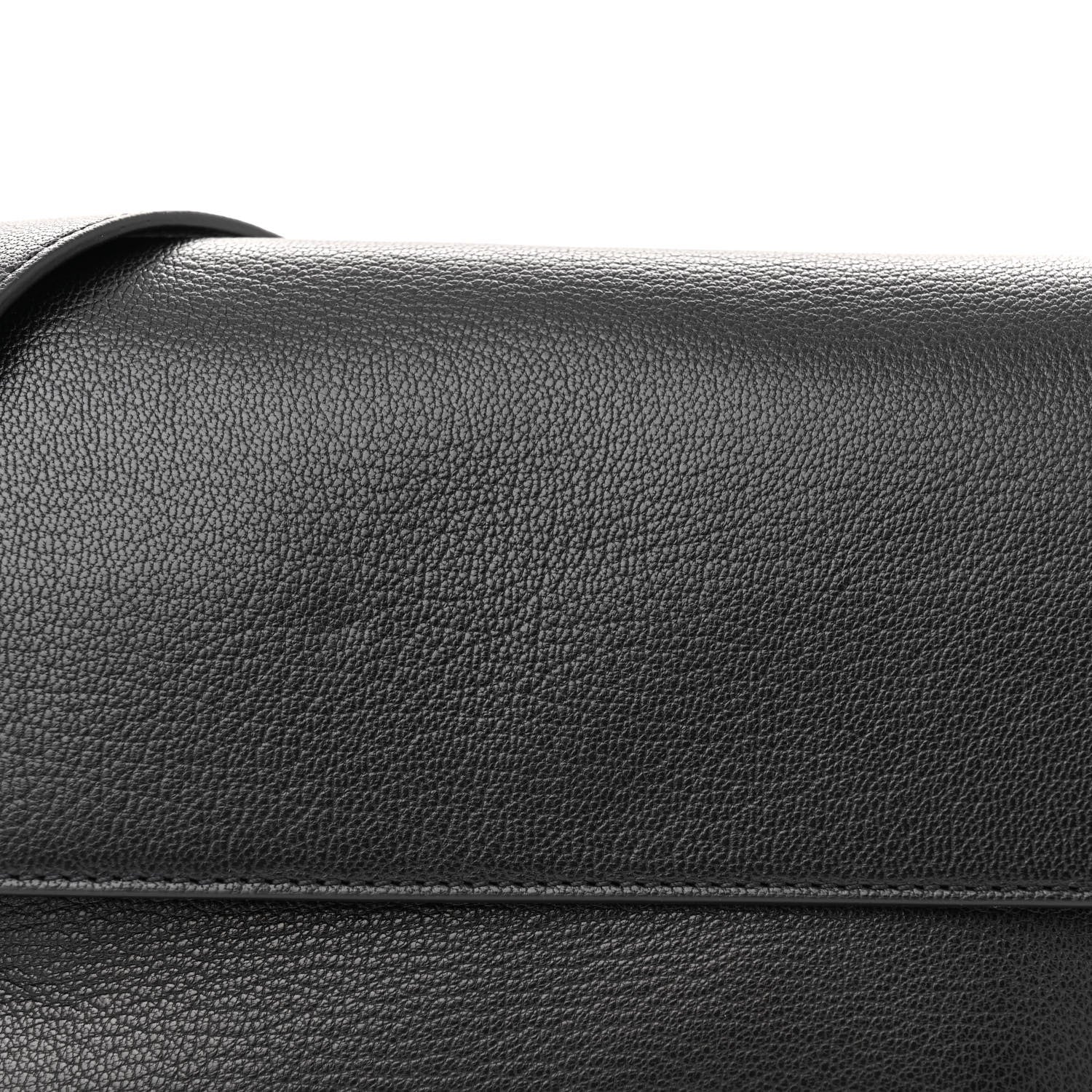 Jacquemus Grained Calfskin Le Capri Messenger Bag Black 7 of 9