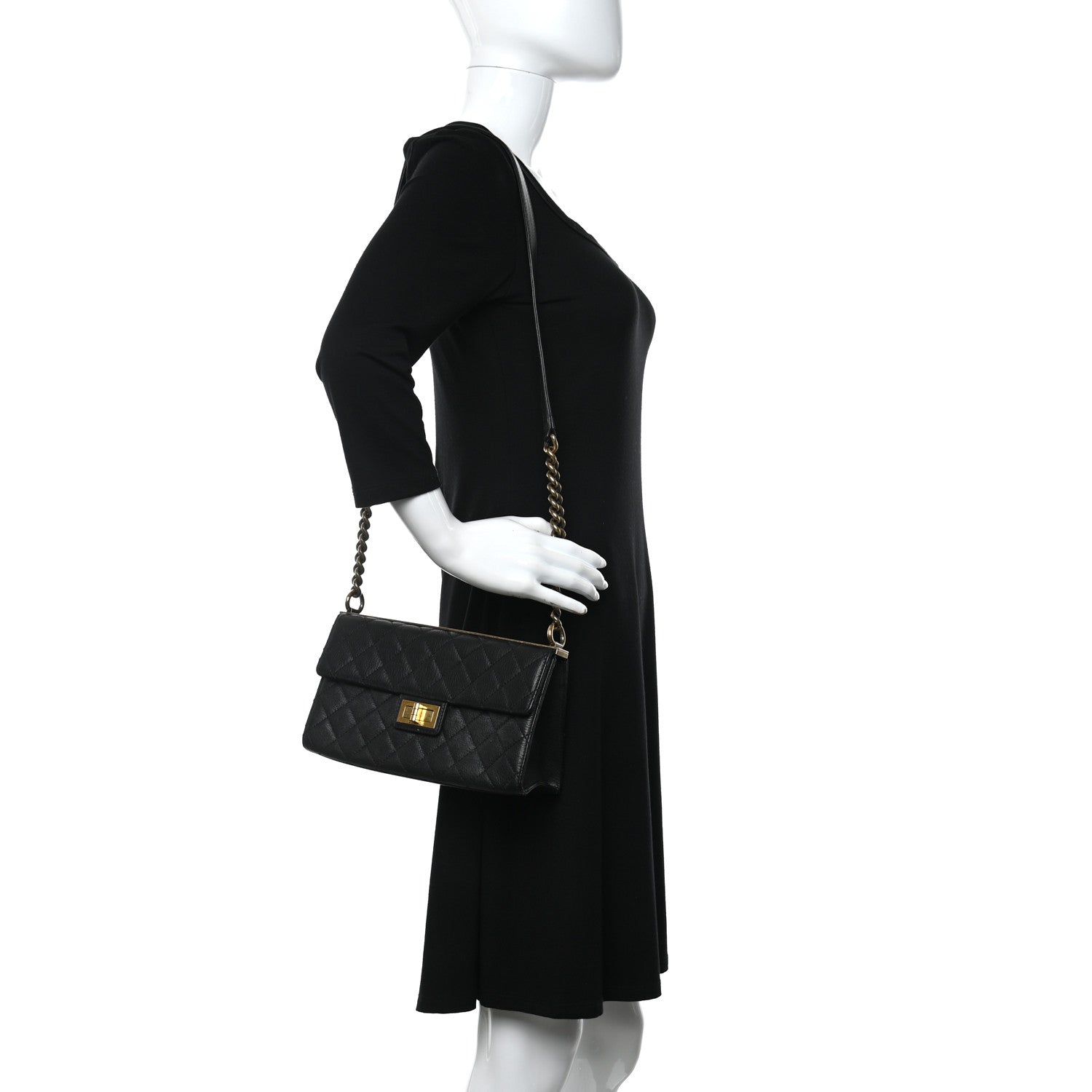 Chanel Goatskin Quilted Rita Flap Black 2 of 14