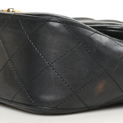 Chanel Lambskin Quilted Medium Elegant CC Flap Black 10 of 11
