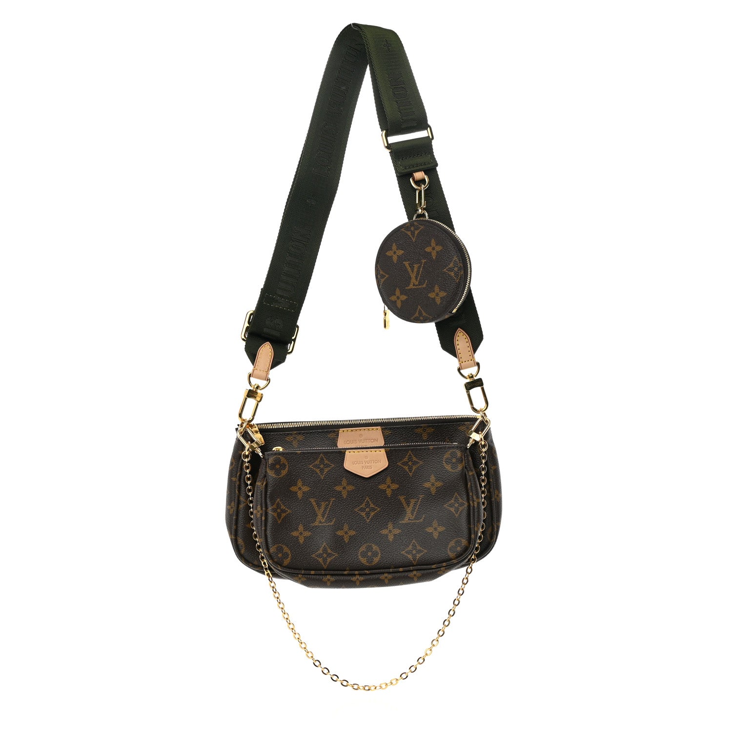 Louis Vuitton Monogram Multi Pochette Accessories Kaki 1 of 11