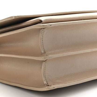 Saint Laurent Calfskin Medium Monogram Sunset Dark Beige 7 of 8