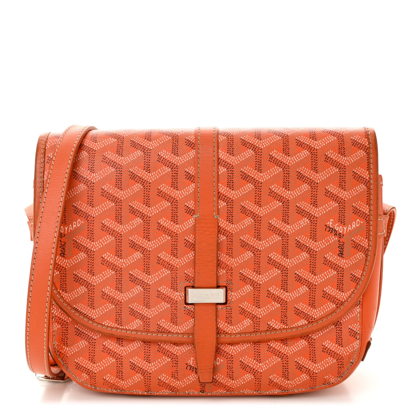 Goyardine Belvedere II PM Messenger Bag Orange