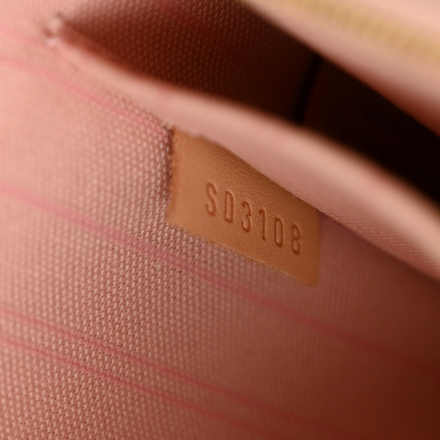 Louis Vuitton Damier Azur Neverfull MM GM Pochette Rose Ballerine 7 of 11