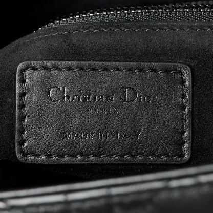 Christian Dior Lambskin Cannage Large Lady Dior Black 6 of 11