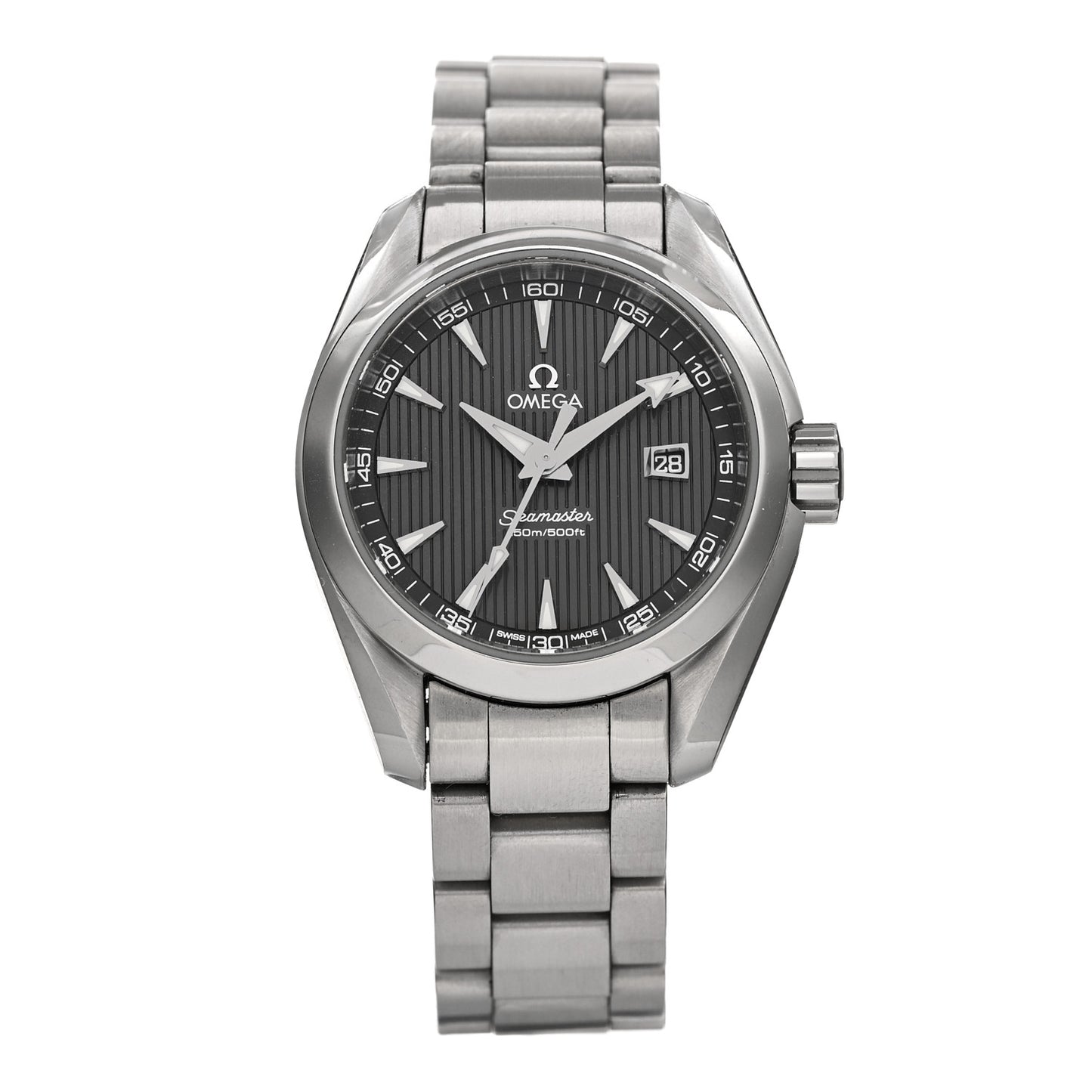 Stainless Steel 30mm Seamaster Aqua Terra 150M Seamaster Quartz Watch Grey 231.10.30.60.06.001
