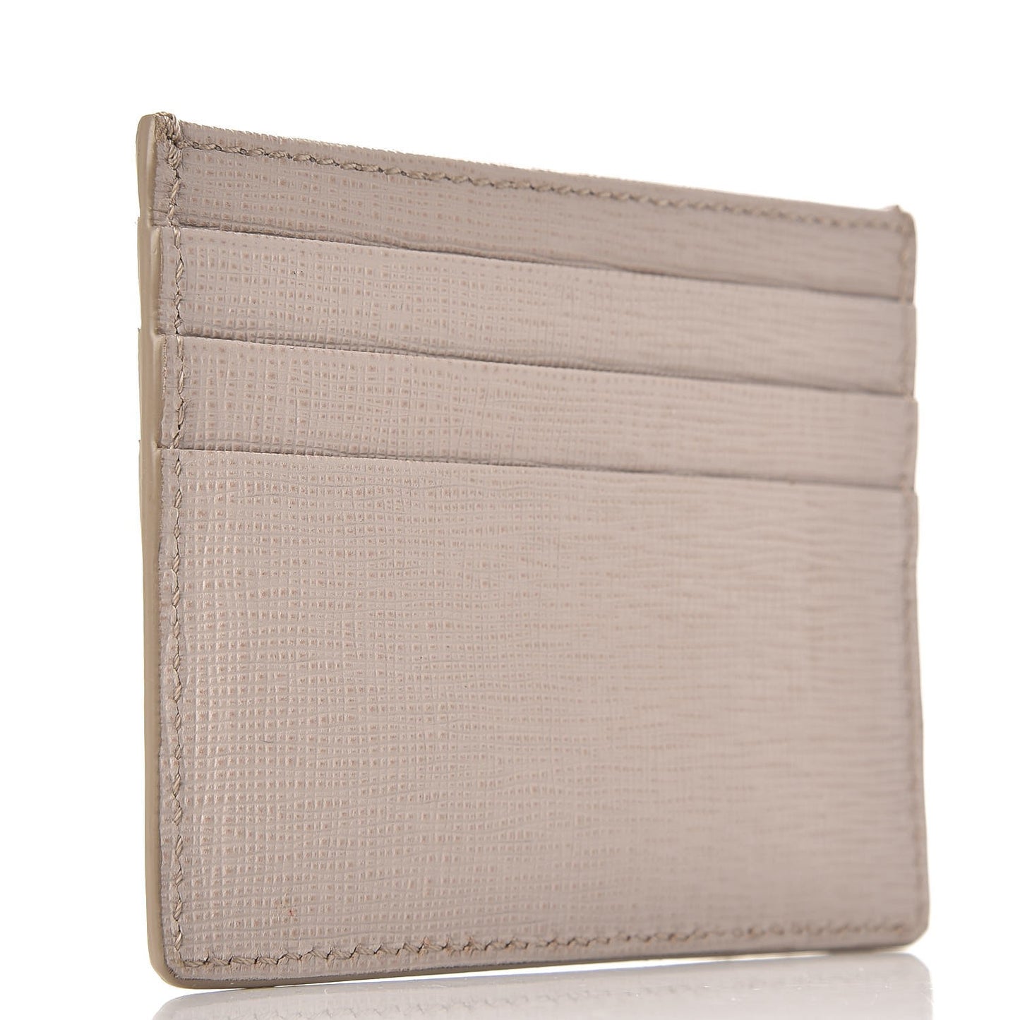 Vitello Elite Flowerland Card Holder Grigio Polvere