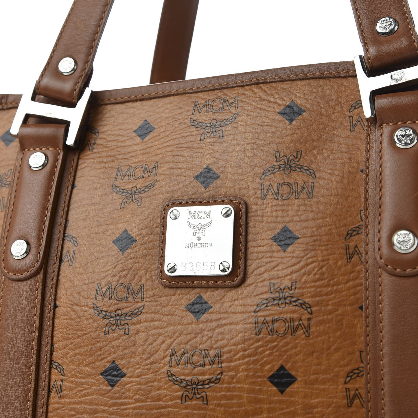 Visetos Shopping Tote Cognac