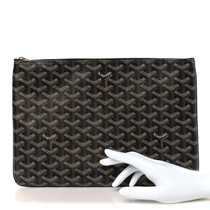Goyard Goyardine Senat Pochette MM Black 2 of 7