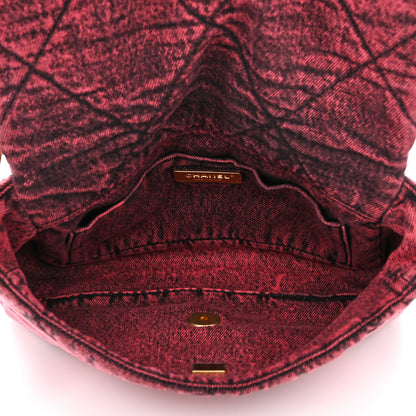 Chanel Washed Denim Quilted Medium Chanel 19 Flap Pink 5 of 10