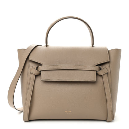 Celine Grained Calfskin Micro Belt Bag Light Taupe 1 of 10