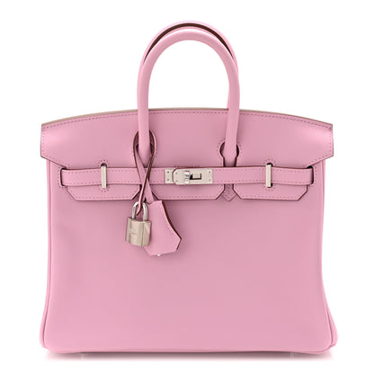 Hermes Swift Birkin 25 Mauve Sylvestre 1 of 12