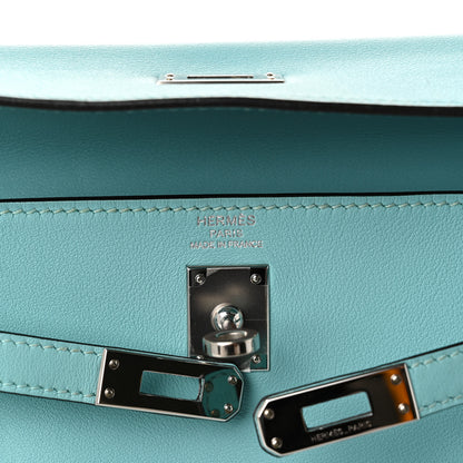 Hermes Swift Kelly Retourne 25 Bleu Atoll 6 of 10
