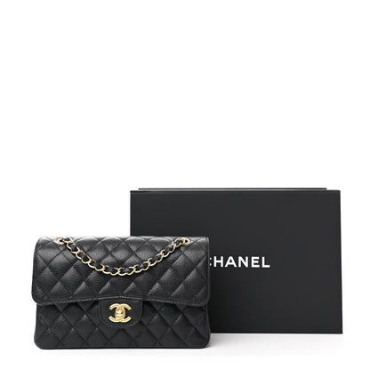Chanel Caviar Quilted Small Double Flap Black 12 of 12