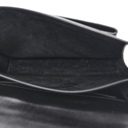 Saint Laurent Calfskin Large Monogram Monochrome Sunset Black 6 of 13