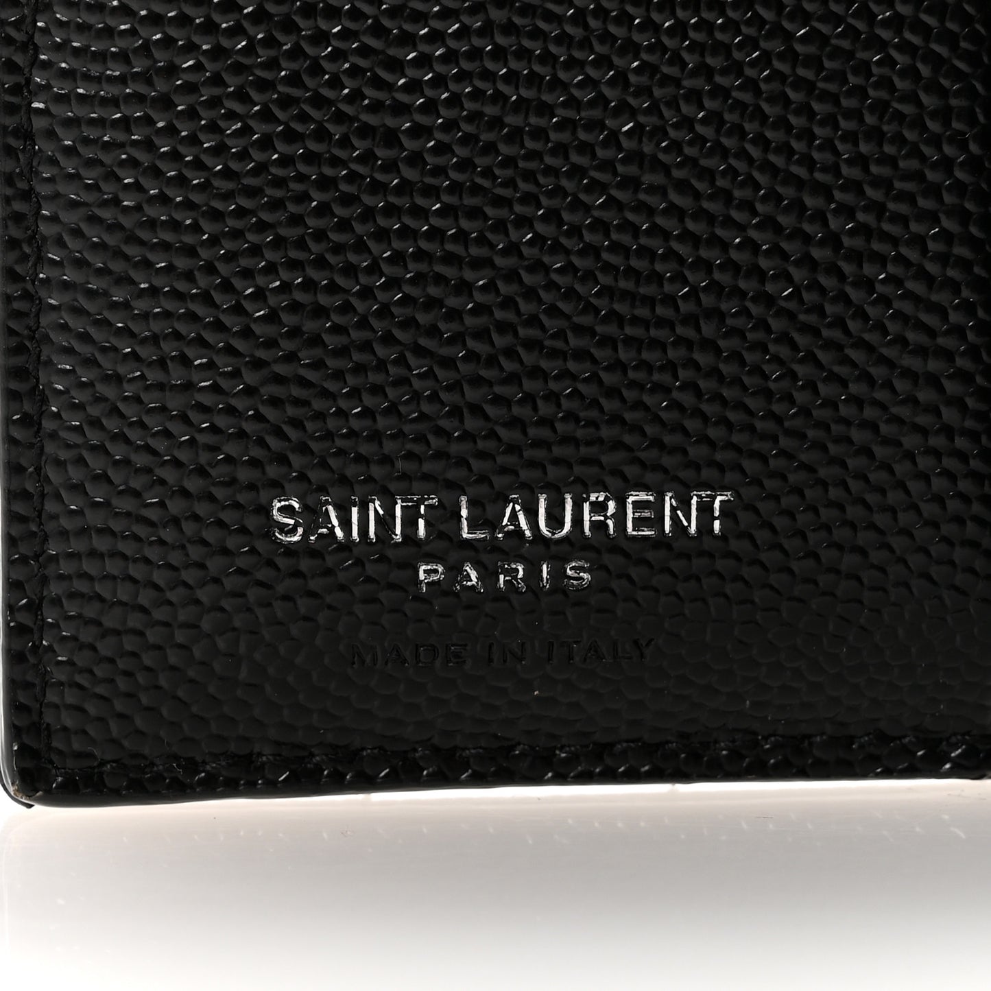 Grain De Poudre Matelasse Chevron Monogram Zipped Card Case Black