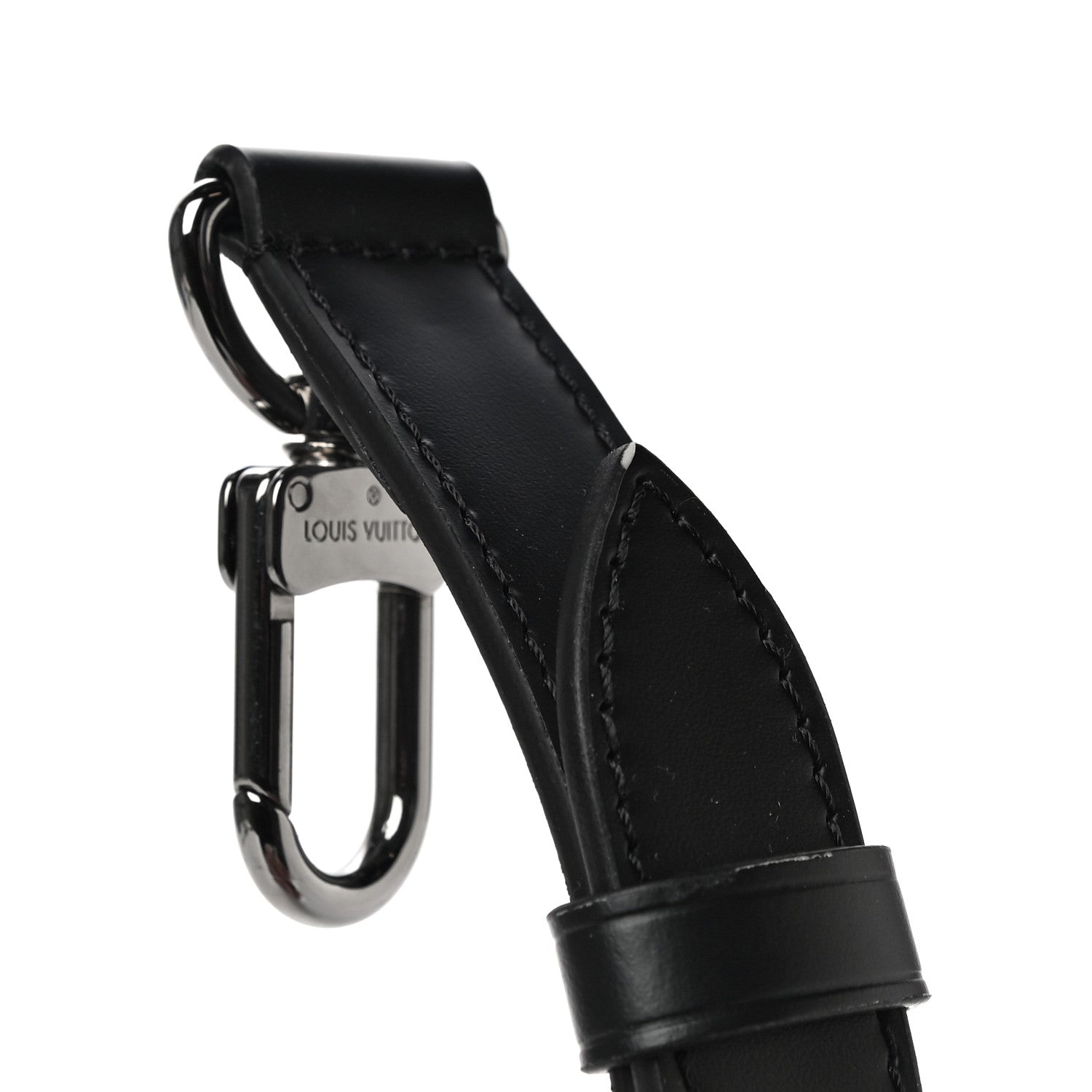 Louis Vuitton Calfskin Adjustable Keepall Bandouliere Shoulder Strap Black 7 of 7