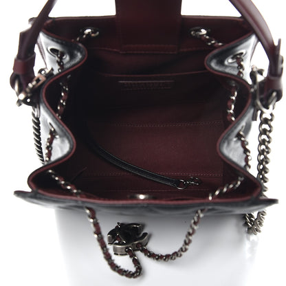 Chanel Caviar Quilted Small CC Bucket Bag Black 7 of 10