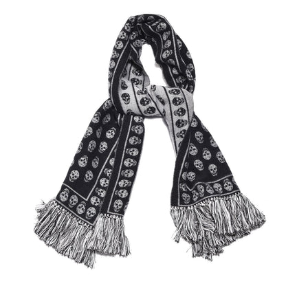 Alexander McQueen Wool Large Skull Scarf Black 1 of 4