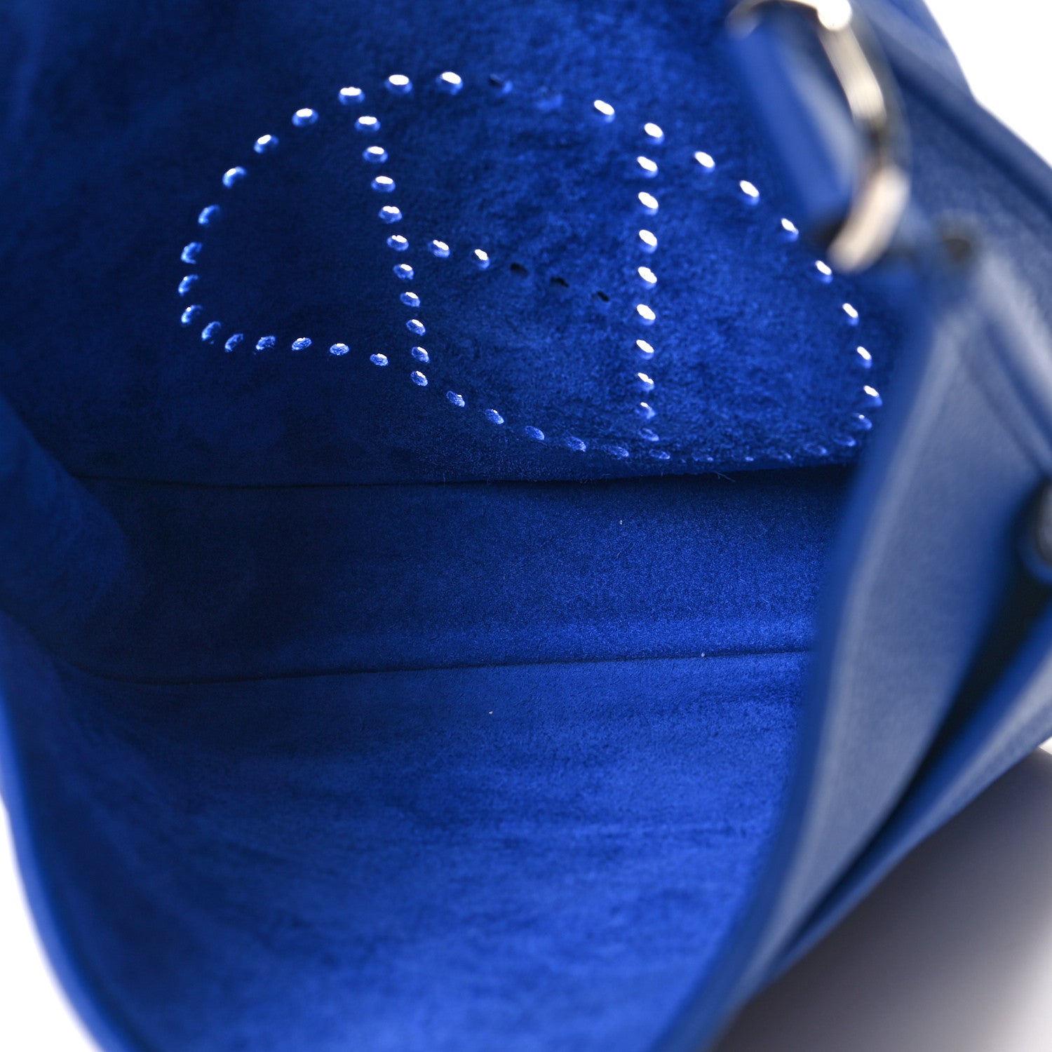 Hermes Taurillon Clemence Evelyne III PM Bleu Royal 5 of 11