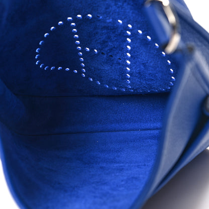 Hermes Taurillon Clemence Evelyne III PM Bleu Royal 5 of 11